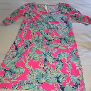 NWT LILLY DRESS (lobsters in love)